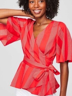 Loft True Wrap Blouse